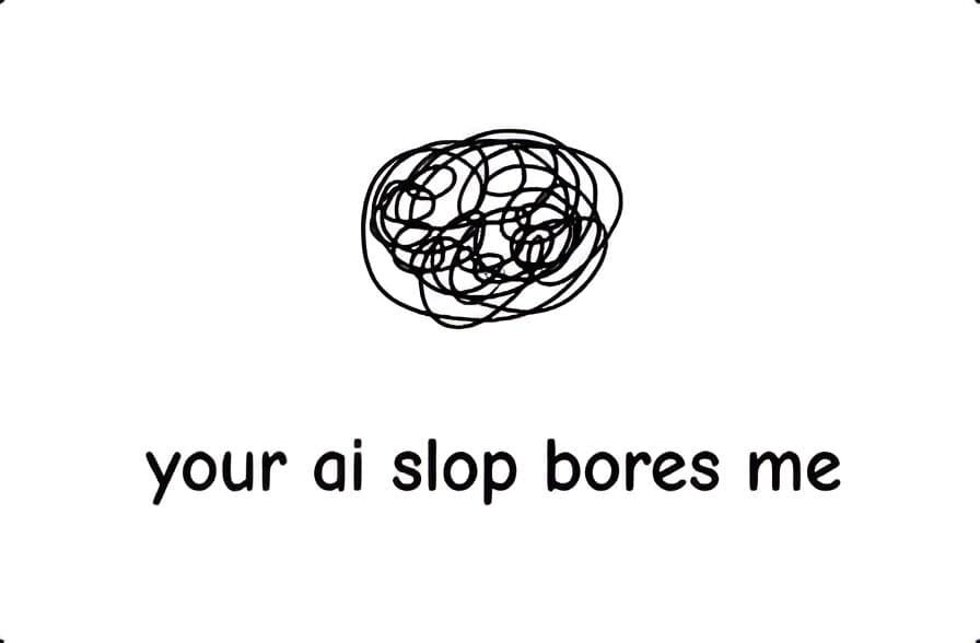 Your AI Slop Bores Me